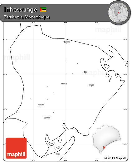 Blank Simple Map of Inhassunge