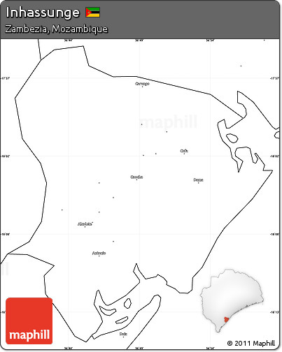 Blank Simple Map of Inhassunge