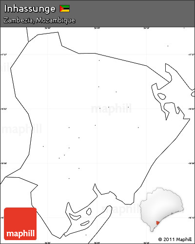 Blank Simple Map of Inhassunge, no labels