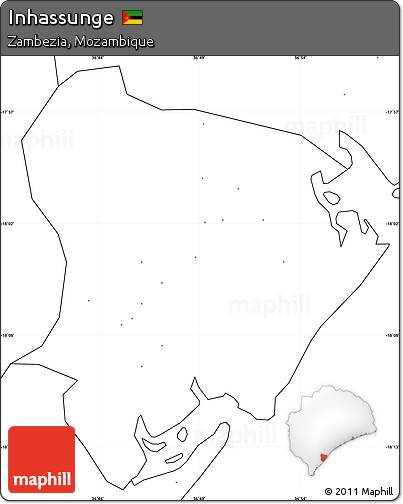 Blank Simple Map of Inhassunge, no labels