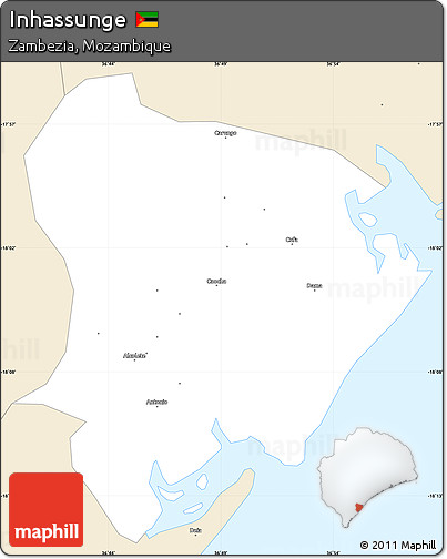 Classic Style Simple Map of Inhassunge