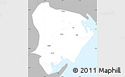 Gray Simple Map of Inhassunge