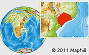 Physical Location Map of Zambezia