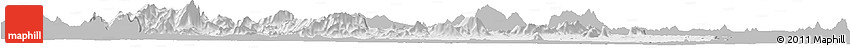 Gray Horizon Map of Lugela, single color outside
