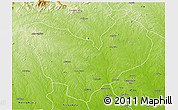 Physical 3D Map of Mocuba