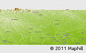 Physical Panoramic Map of Mocuba