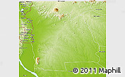 Physical 3D Map of Morrumbala