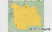 Savanna Style 3D Map of Morrumbala