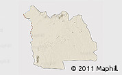 Shaded Relief 3D Map of Morrumbala, cropped outside
