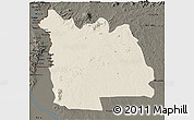 Shaded Relief 3D Map of Morrumbala, darken