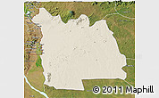 Shaded Relief 3D Map of Morrumbala, satellite outside