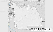 Silver Style 3D Map of Morrumbala