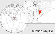 Blank Location Map of Morrumbala