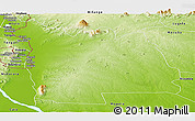 Physical Panoramic Map of Morrumbala