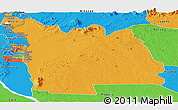 Political Panoramic Map of Morrumbala