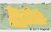 Savanna Style Panoramic Map of Morrumbala