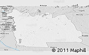 Silver Style Panoramic Map of Morrumbala