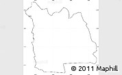 Blank Simple Map of Morrumbala, cropped outside