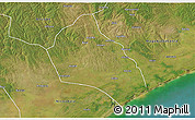 Satellite 3D Map of Namacurra