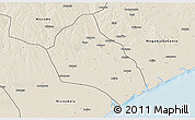 Shaded Relief 3D Map of Namacurra