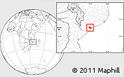 Blank Location Map of Namacurra