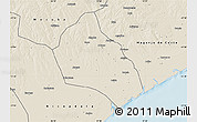 Shaded Relief Map of Namacurra