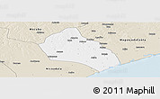 Classic Style Panoramic Map of Namacurra
