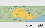 Savanna Style Panoramic Map of Namacurra
