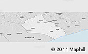 Silver Style Panoramic Map of Namacurra