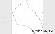 Blank Simple Map of Namacurra, no labels