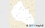 Classic Style Simple Map of Namacurra