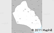 Gray Simple Map of Namacurra