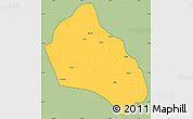 Savanna Style Simple Map of Namacurra, cropped outside