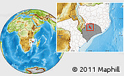 Physical Location Map of Namarroi, highlighted country, highlighted parent region