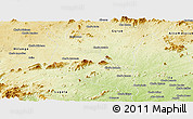 Physical Panoramic Map of Namarroi