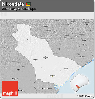 Gray 3D Map of Nicoadala