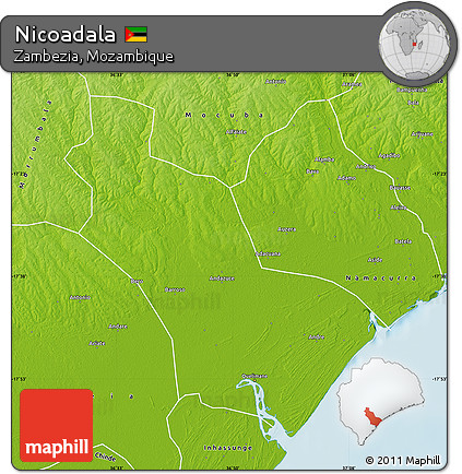 Physical Map of Nicoadala