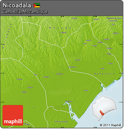 Physical Map of Nicoadala