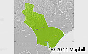Physical Map of Nicoadala, lighten, desaturated