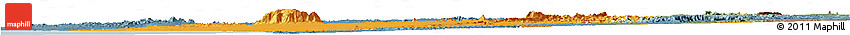 Political Horizon Map of Erongo, semi-desaturated