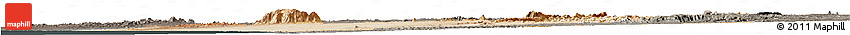 Satellite Horizon Map of Erongo, darken, semi-desaturated