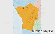 Political Map of Erongo, lighten
