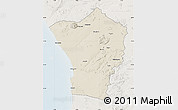 Shaded Relief Map of Erongo, lighten