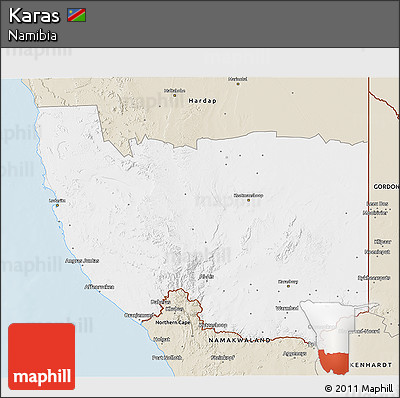 Classic Style 3D Map of Karas