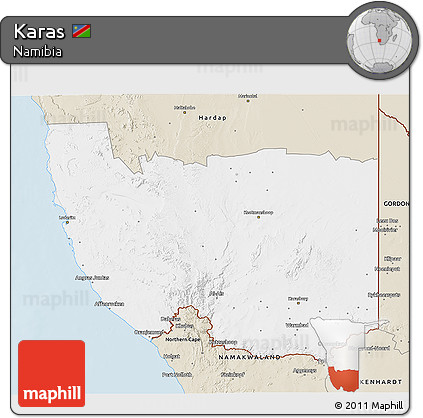 Classic Style 3D Map of Karas