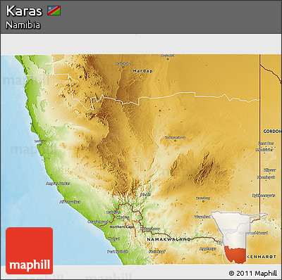 Physical 3D Map of Karas