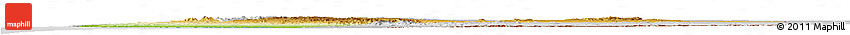 Physical Horizon Map of Karas, lighten, desaturated
