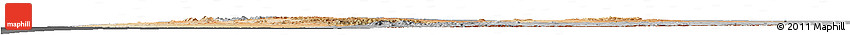 Satellite Horizon Map of Karas, desaturated