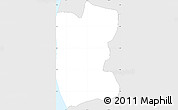 Silver Style Simple Map of Aiwo
