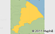 Savanna Style Simple Map of Anabar
